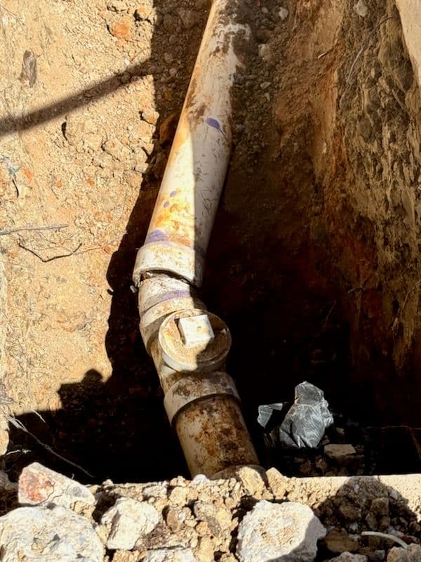 Gallery photos for Sewer Line Replacement Amid Root Damage in McKinney: Image #2