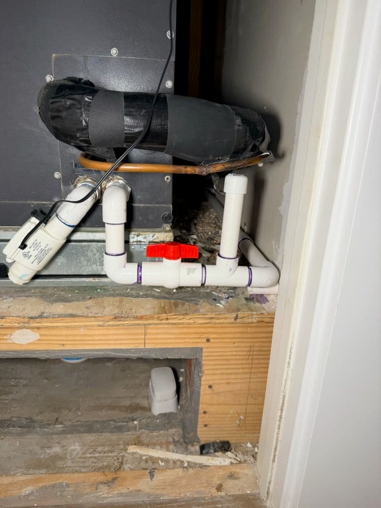 Gallery photos for Leak-Free Living with Our New Condensate Line Installation in Dallas: Image #2