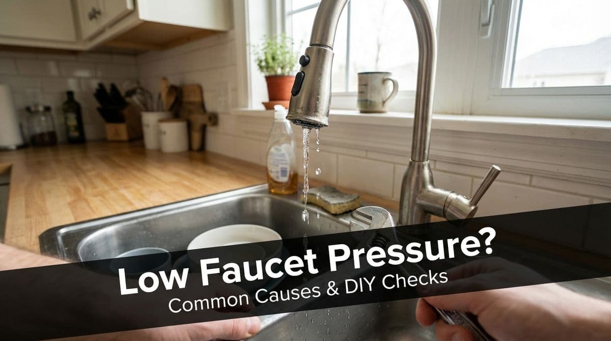 Blog post Why Your Kitchen Faucet Pressure Is Suddenly Low image