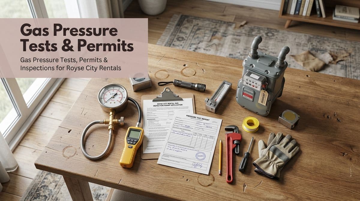 Gas Pressure Tests, Permits & Inspections for Royse City Rentals image